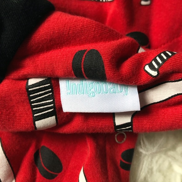 Indigo Hockey Snap Footie - Picture 3 of 5